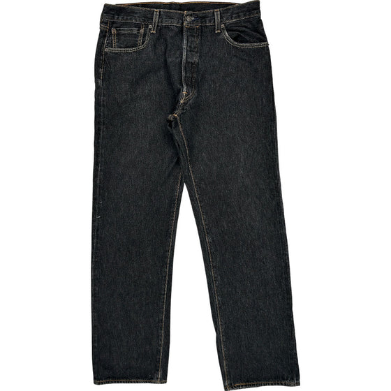 Levis 501 Jeans - 34W 31L - Black Cotton