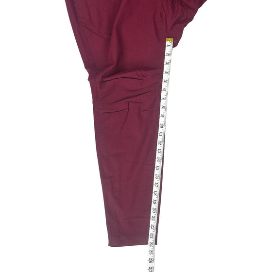 Nike Joggers - Large - Burgundy Cotton Blend