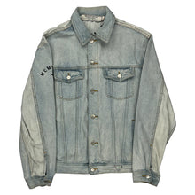  Los Angeles Guess Cropped Denim Jacket - No Size Light Wash Cotton