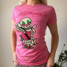  Vintage pink Ed Hardy T-Shirt - womens small