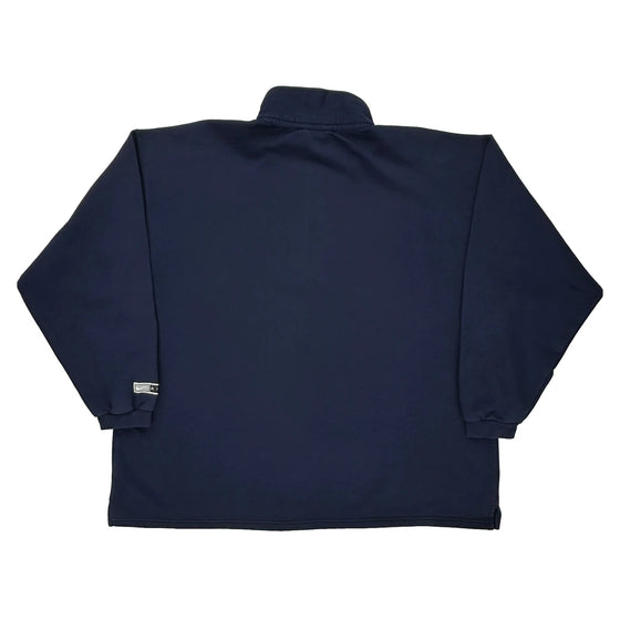 Nike 1/4 Zip - XL Navy Polyester