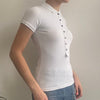 Vintage white Burberry Brit Polo Shirt - womens x-small