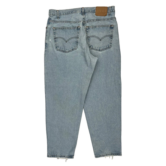 560 Loose Tapered Levis Jeans - 36W 29L Light Wash Cotton