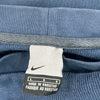 Nike Sweatshirt - Large Blue Cotton