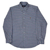 Ralph Lauren Checked Shirt - XL Blue Cotton