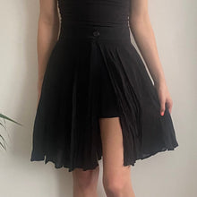  Vintage black Moschino Mini Skirt - womens 26" waist