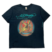  Dead Or Alive Ed Hardy Graphic T-Shirt - 2XL Black Cotton