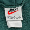 Nike Hoodie - Medium Green Cotton Blend