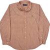 Ralph Lauren Plaid Shirt - XL - Orange Cotton