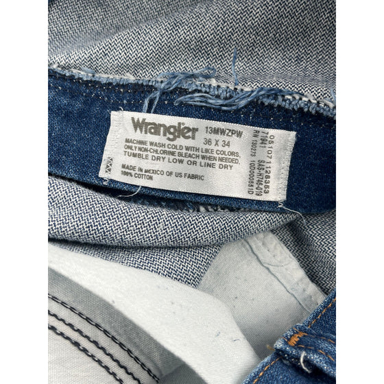 Wrangler Jeans - 34W 29L - Blue Cotton