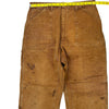 Carhartt Double Knee Carpenter Trousers - 34W 31L - Brown Cotton