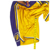 Nike NBA Lakers Shorts - Large Yellow & Purple - Polyester