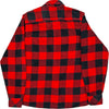 Dickies Button-Up Checked Flannel Shirt - Medium - Red Cotton