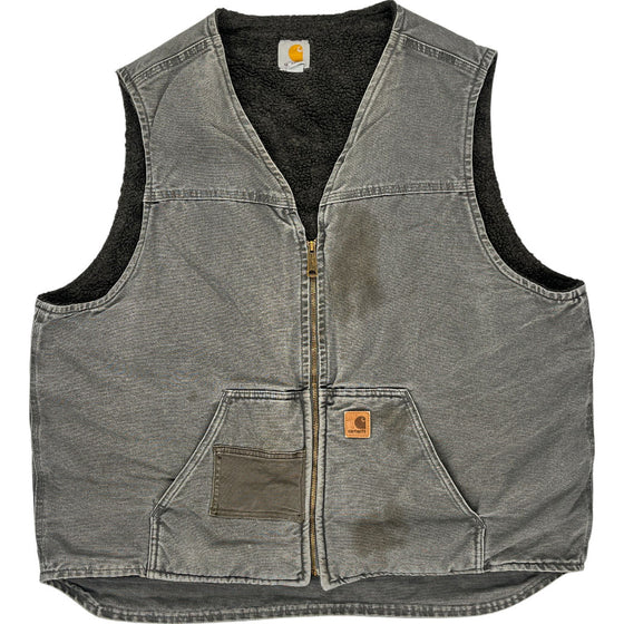 Carhartt Vest - 2XL - Grey Cotton Blend