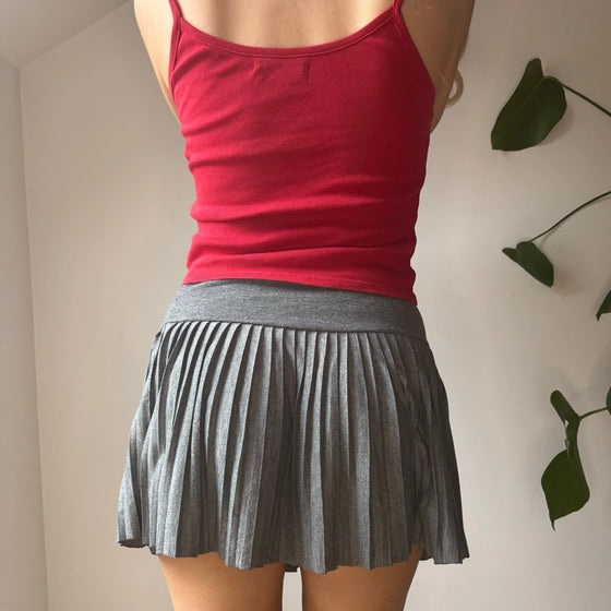 Vintage grey Terranova Mini Skirt - womens x-small