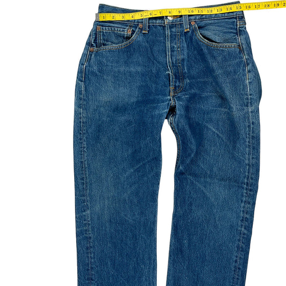 Levis 501 Jeans - 30W 29L - Blue Cotton