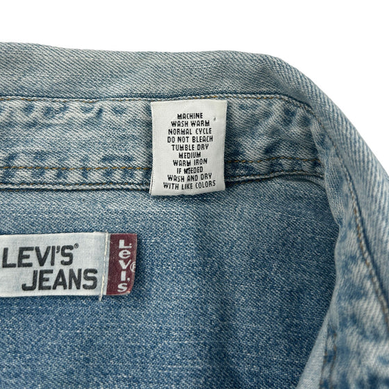 Levis Denim Shirt - Medium - Blue Cotton