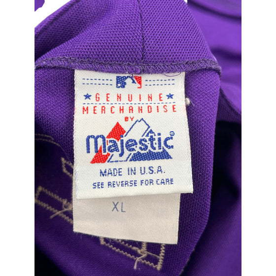 Majestic Arizona Baseball Jersey - XL - Purple Polyester