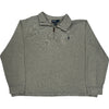 Polo Ralph Lauren Zip Neck Sweatshirt - 2XL - Grey Cotton