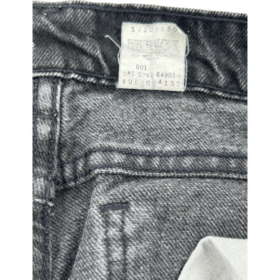 Levis 501 Jeans - 28W 29L - Black Cotton