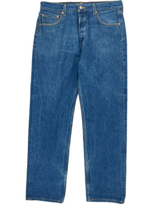  Levis 501 Straight Leg Jeans - W36 L34 - Blue Cotton