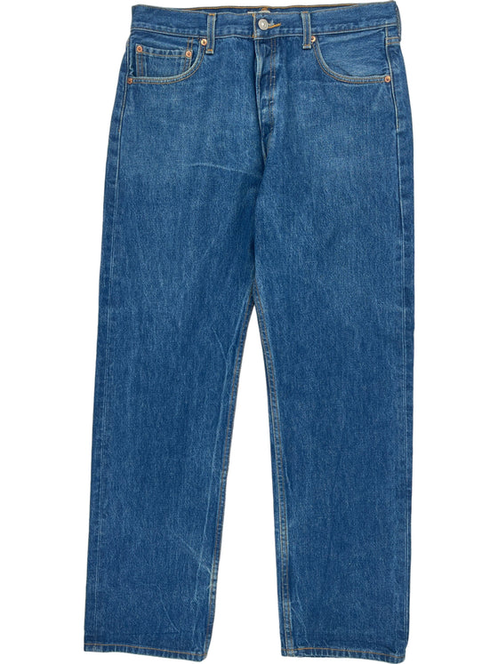 Levis 501 Straight Leg Jeans - W36 L34 - Blue Cotton