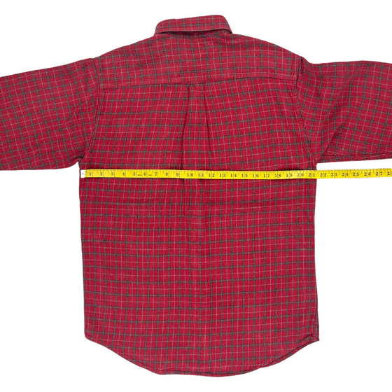 Carhartt Plaid Shirt - Medium - Red Cotton