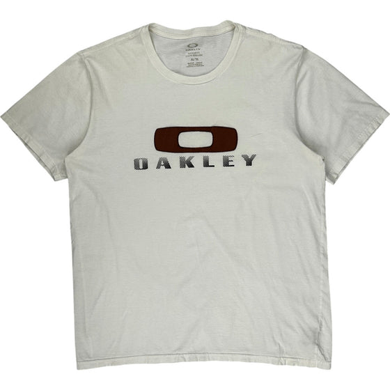 Oakley Logo T-Shirt - XL - White Cotton