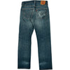 Levis 501 Jeans - 34W 33L - Blue Cotton