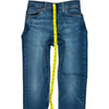 Levis 501 Jeans - 26W 31L - Blue Cotton Blend