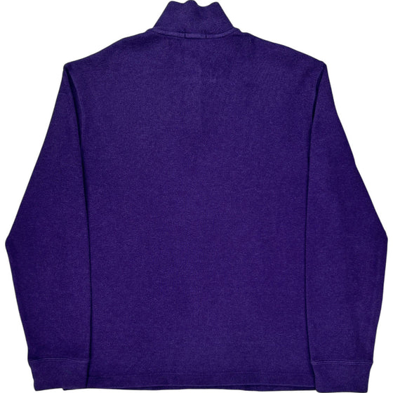 Ralph Lauren 1/4 Zip Sweatshirt - XL - Purple