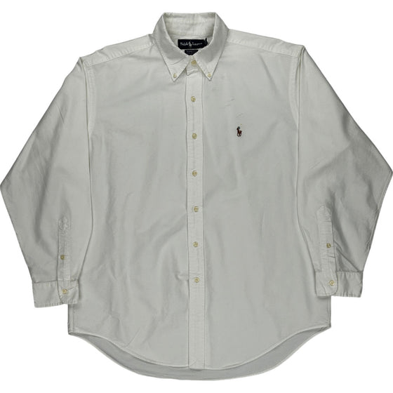 Ralph Lauren Yarmouth Shirt - Large - White Cotton