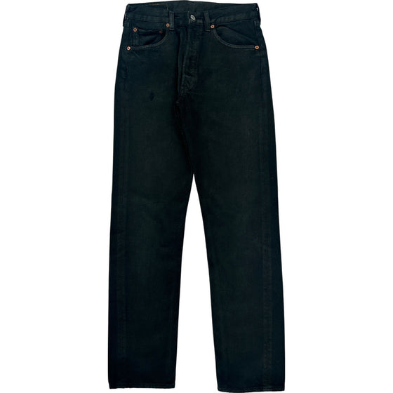 Levis 501 Jeans - 30W 33L - Black Cotton