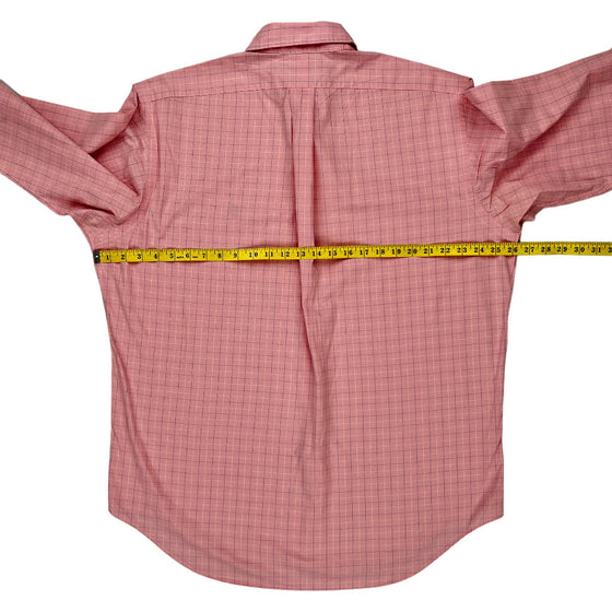 Ralph Lauren Yarmouth Check Shirt - Large - Pink Cotton