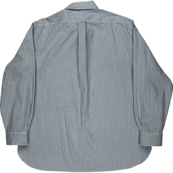 Ralph Lauren Striped Shirt - Large - Blue Cotton