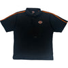 Harley Davidson Polo Shirt - Large - Black Cotton