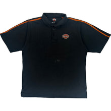  Harley Davidson Polo Shirt - Large - Black Cotton