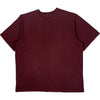 Carhartt Loose Fit Henley T-Shirt - XL - Burgundy Cotton