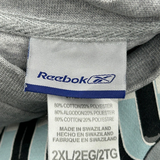 Steelers Reebok Sweatshirt - 2XL Grey Cotton Blend