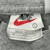 Made In Usa Nike Sweatshirt - Large Grey Cotton Blend