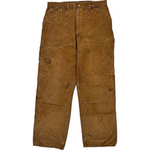  Carhartt Double Knee Carpenter Trousers - 34W 31L - Brown Cotton