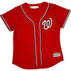 Majestic Washington Nationals Baseball Jersey - Large - Red Polyester