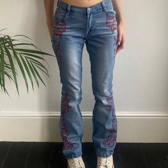 Vintage blue Best Woman Jeans - womens 28" waist