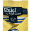 Ralph Lauren Polo Striped T-Shirt - XL - Yellow Cotton