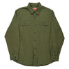 Wrangler Shirt - Medium Green Cotton Blend