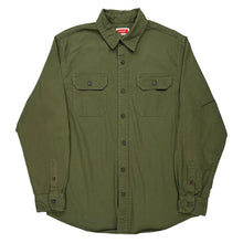  Wrangler Shirt - Medium Green Cotton Blend