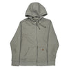 Carhartt Zip Up - XL Grey Cotton Blend