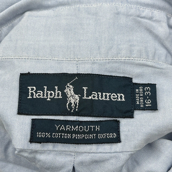 Ralph Lauren Collared Shirt - Large Blue Cotton