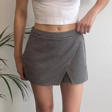  Vintage black & white Benetton Skort - womens 30" waist