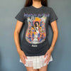 Vintage blue Jimi Hendrix, Paris Hard Rock Cafe T-Shirt - womens small